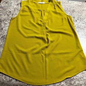 Jon & Anna Mustard Sleeveless Blouse